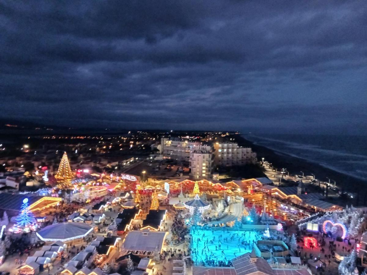 Appartement Vue Mer, Acces Direct Plage, Parking Privatif Le Barcarès Zewnętrze zdjęcie