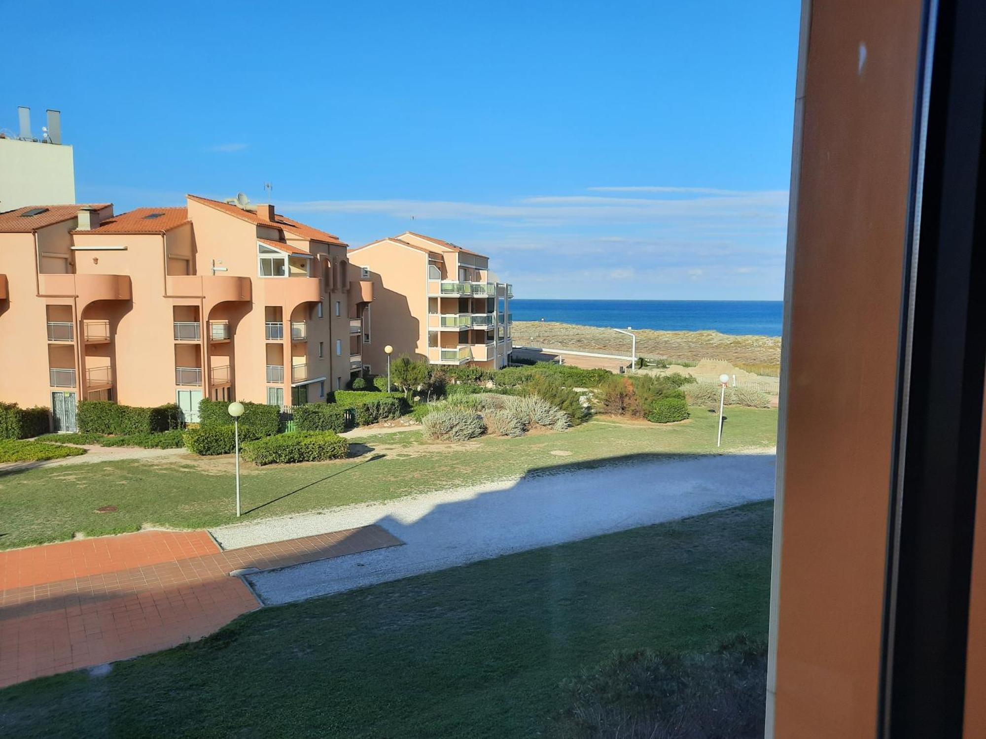 Appartement Vue Mer, Acces Direct Plage, Parking Privatif Le Barcarès Zewnętrze zdjęcie