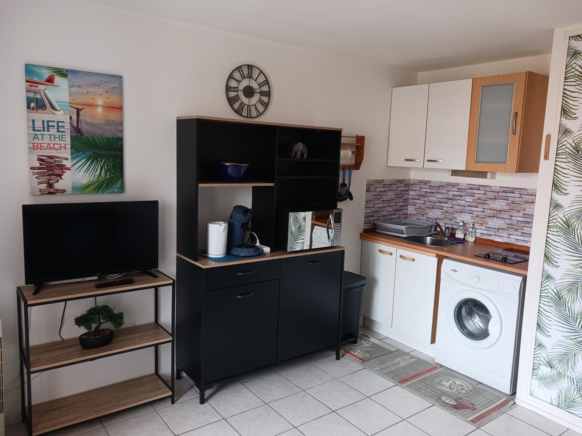 Appartement Vue Mer, Acces Direct Plage, Parking Privatif Le Barcarès Zewnętrze zdjęcie
